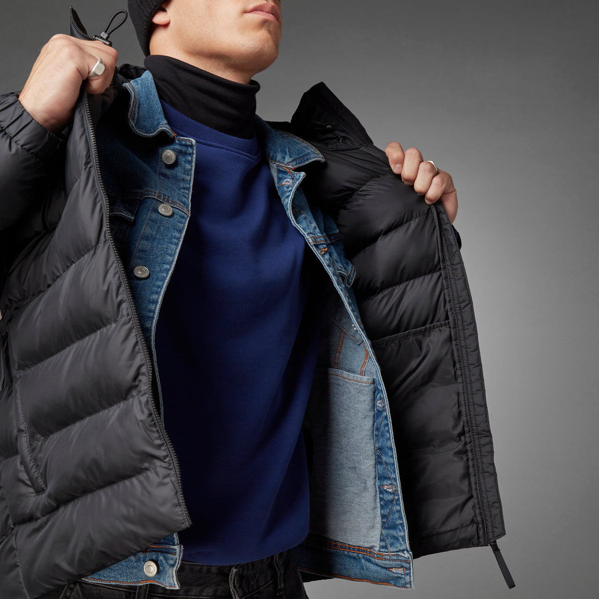 Itavic 3-Stripes Midweight Hooded Jacket