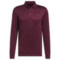 adidas Ultimate365 Cold.Rdy Long Sleeve Polo Shirt - Maroon