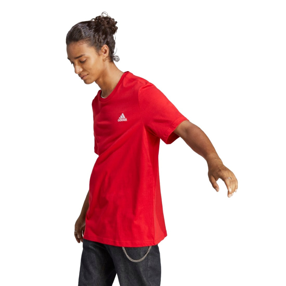 Essentials Single Jersey Embroidered Small Logo T-Shirt