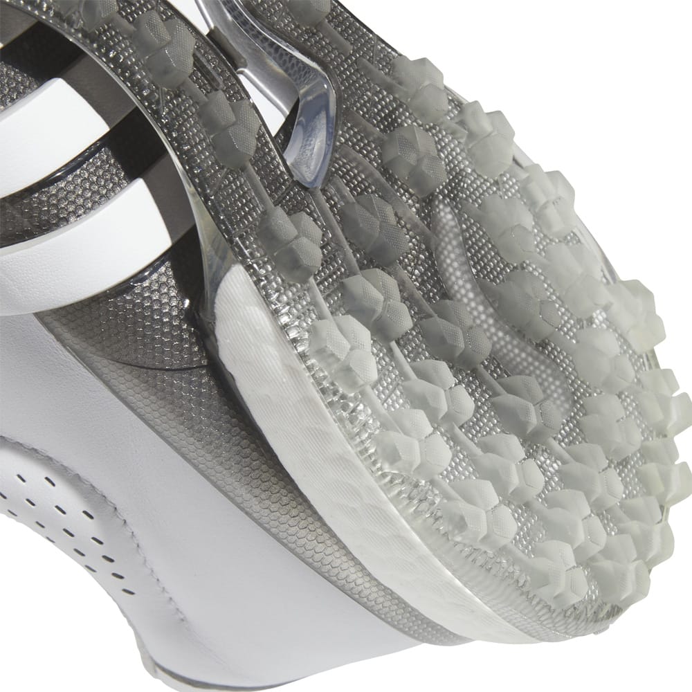 adidas Tour360 Spikeless Waterproof Shoes - White/White/Silver Metallic