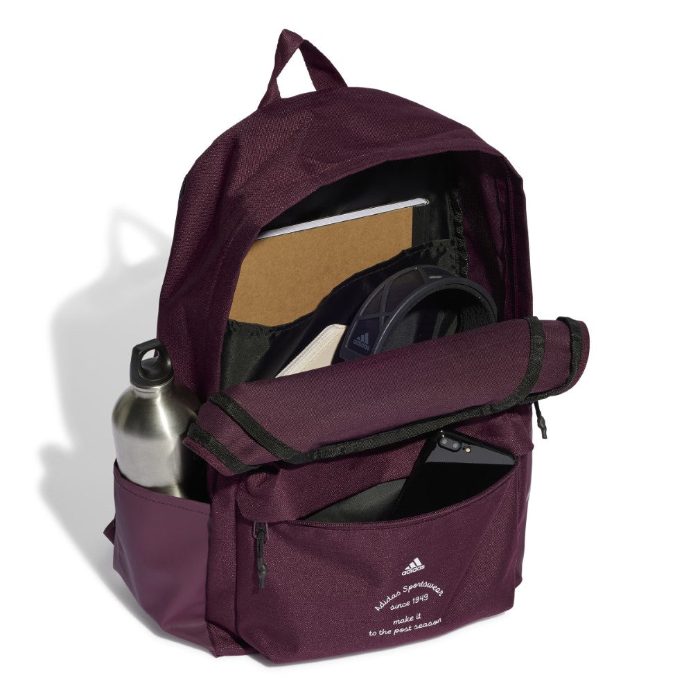 Classic Brand Love Initial Print Backpack