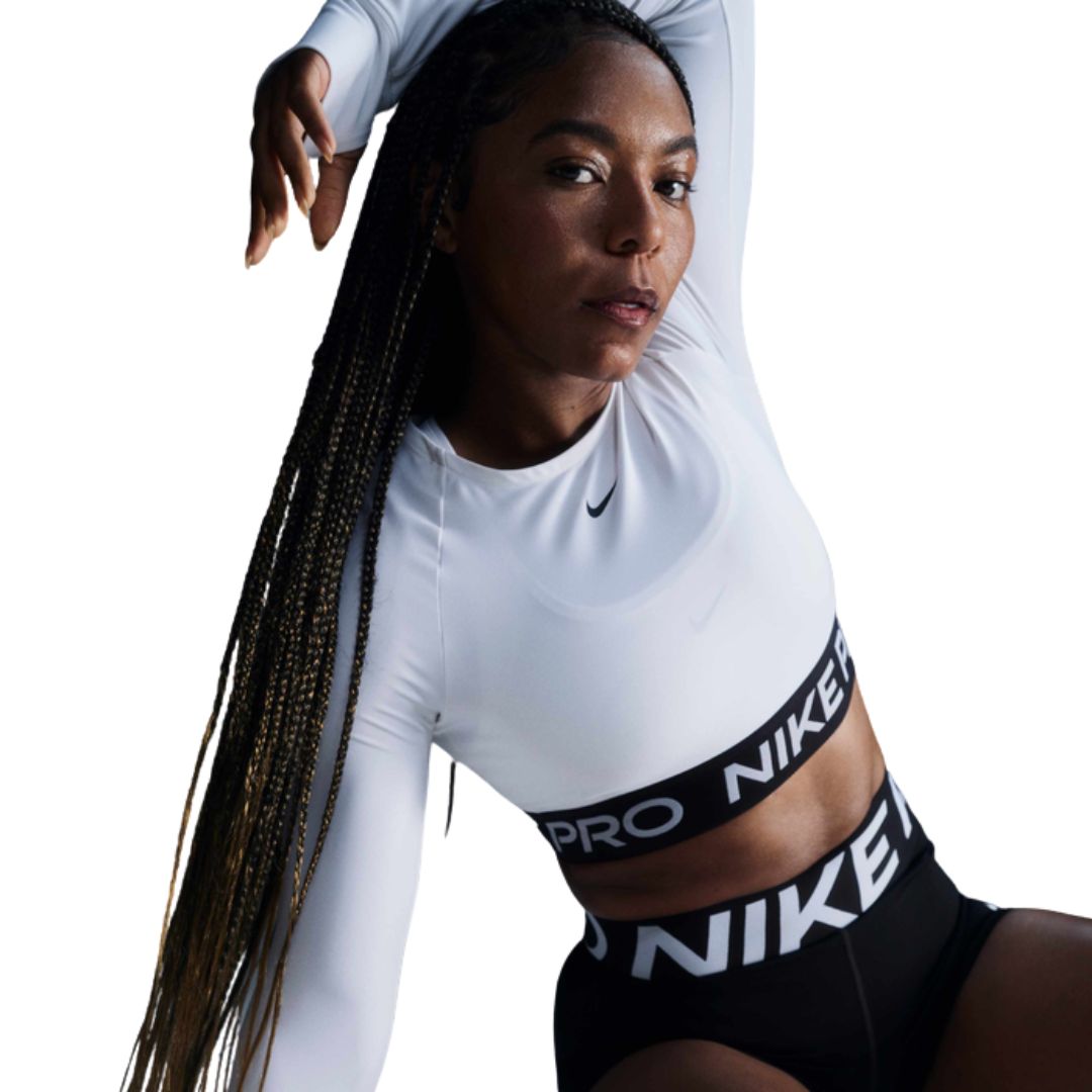 Pro Dri-FIT Long-Sleeve Crop Top