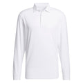 adidas Core Long Sleeve Polo Shirt - White