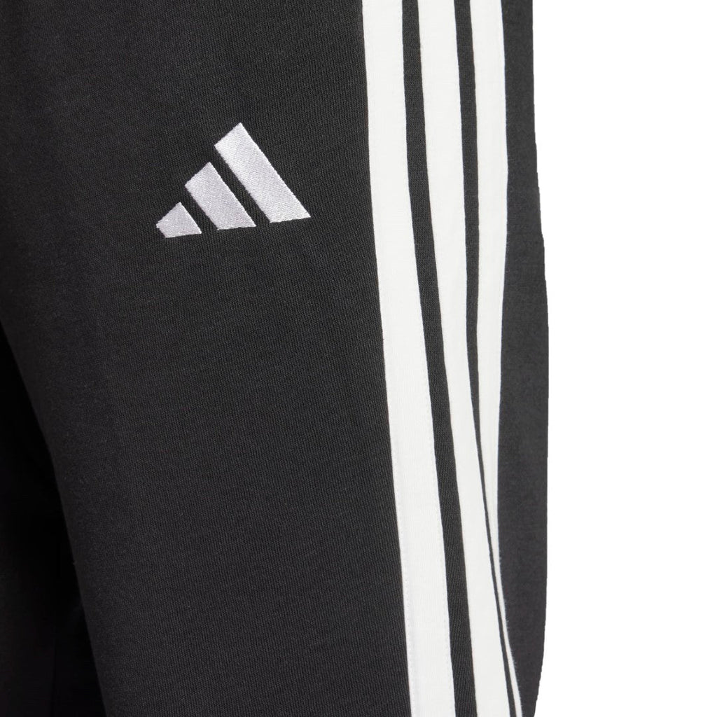 Essentials 3-Stripes Fleece Pants Open Hem