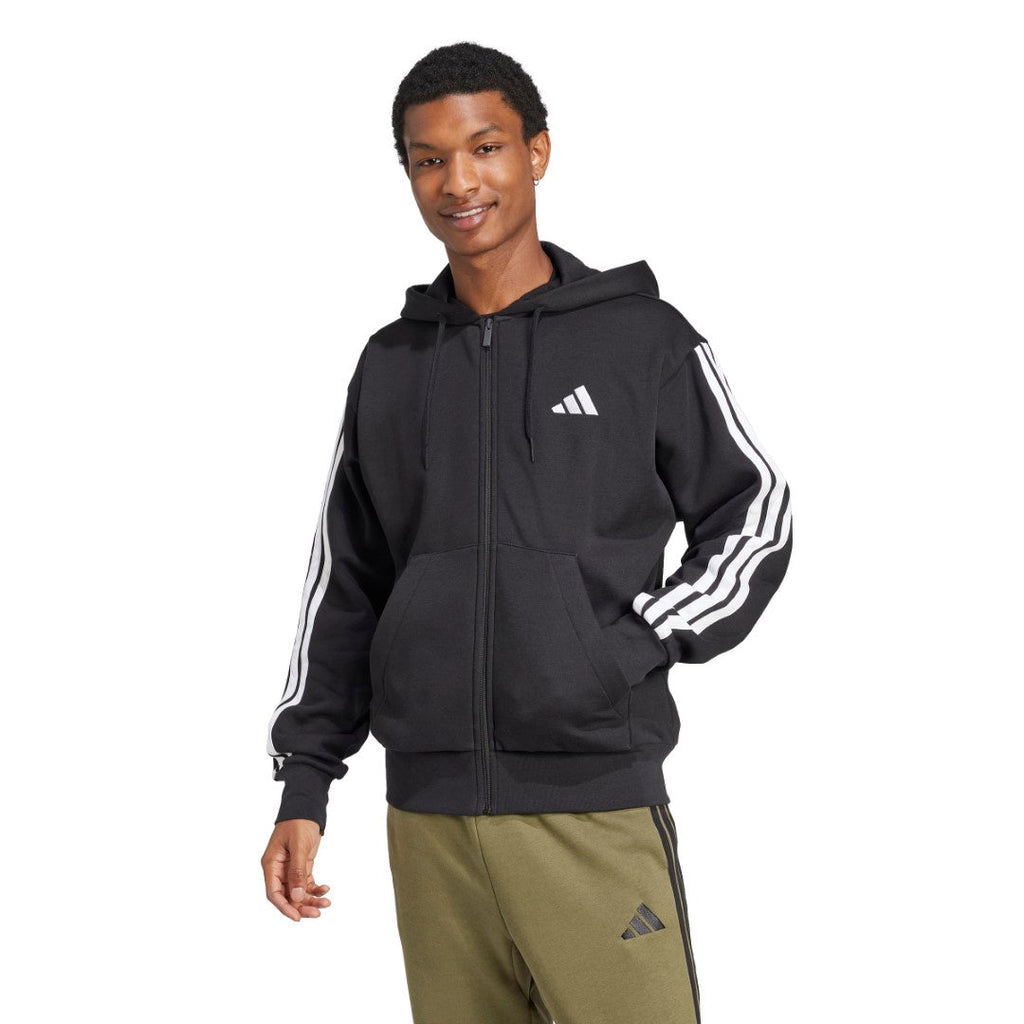 Essentials 3-Stripes Fleece Hoodie