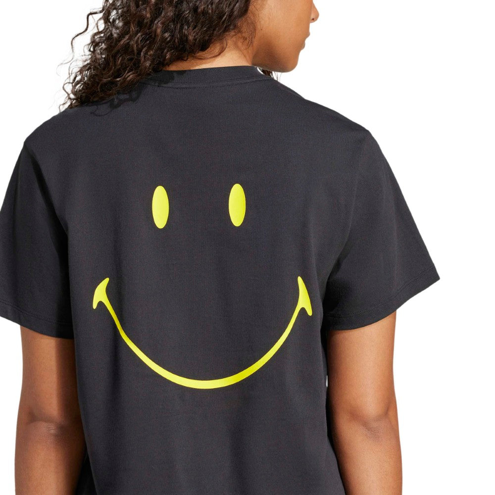Smiley Loose 3-Stripes T-Shirt