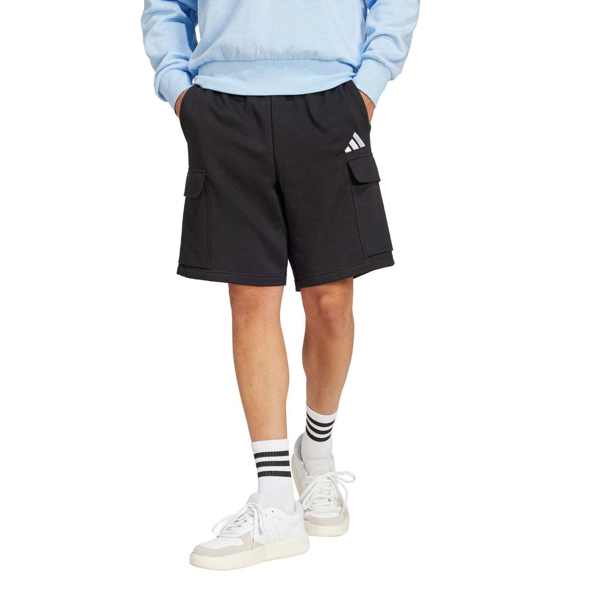Essentials Feel Cozy Fleece Cargo Shorts