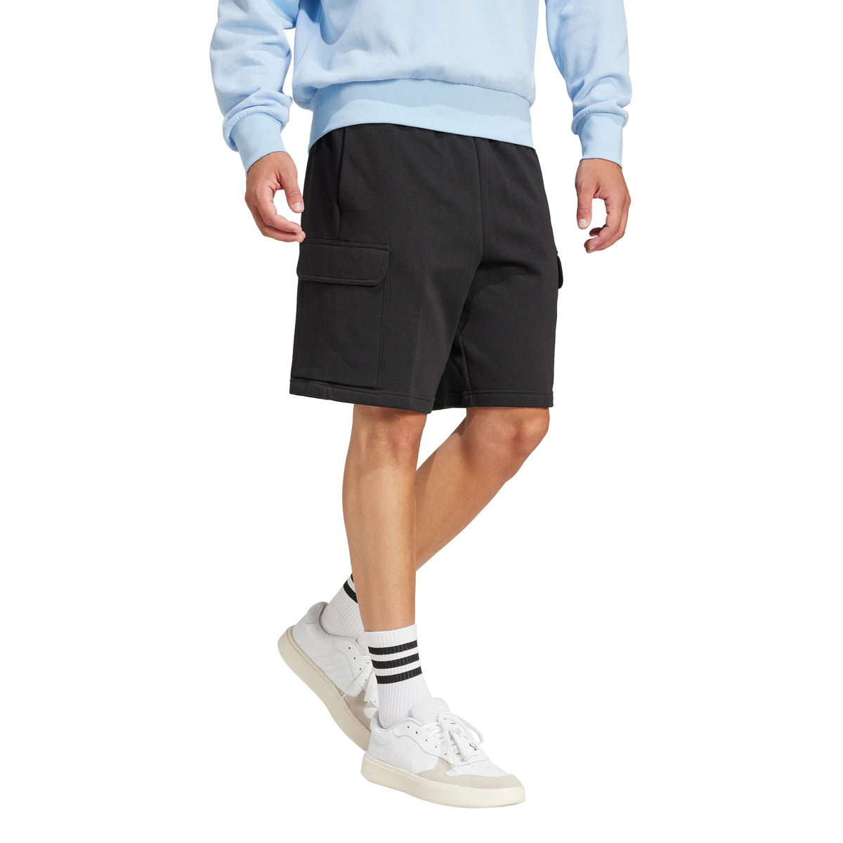 Essentials Feel Cozy Fleece Cargo Shorts