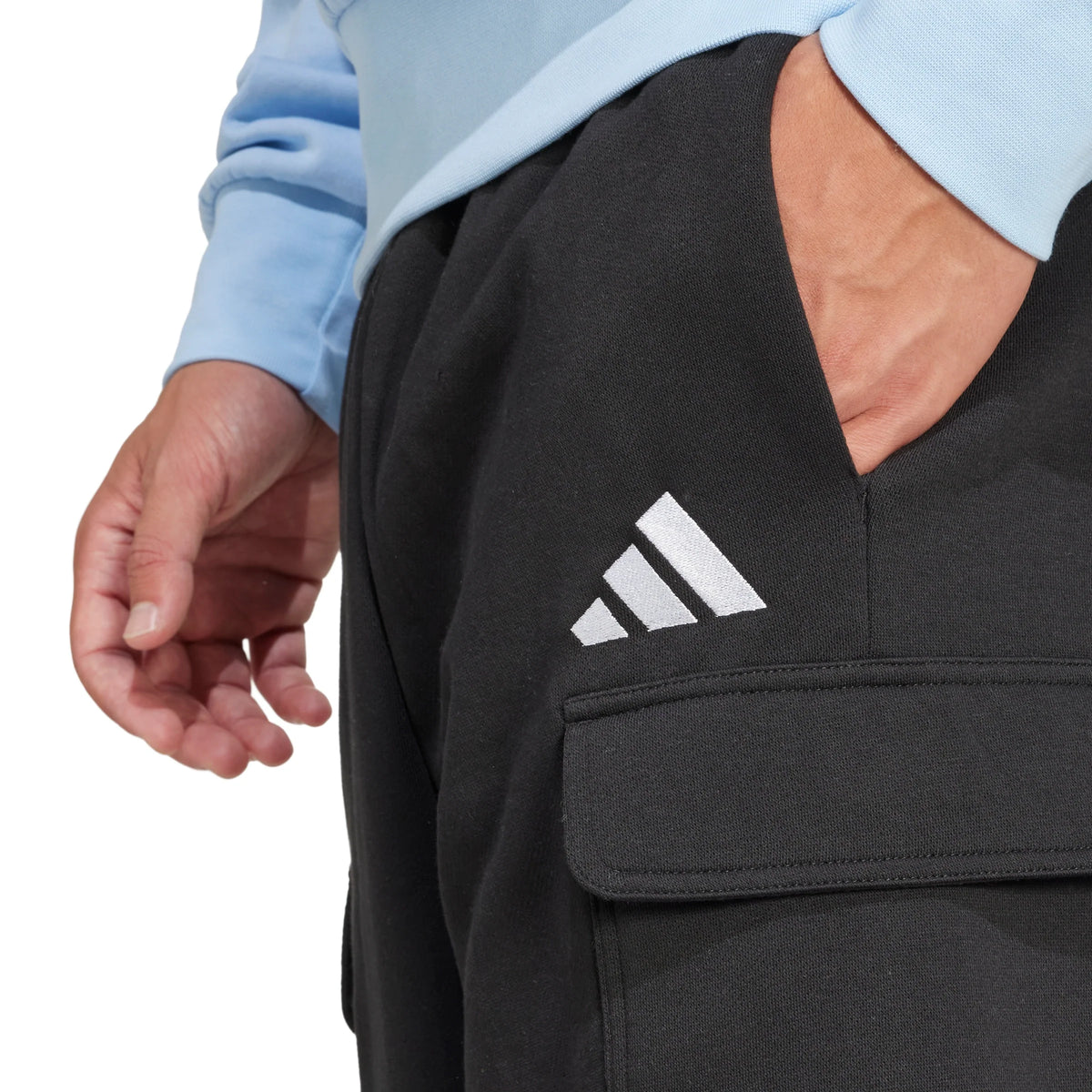 Essentials Feel Cozy Fleece Cargo Shorts