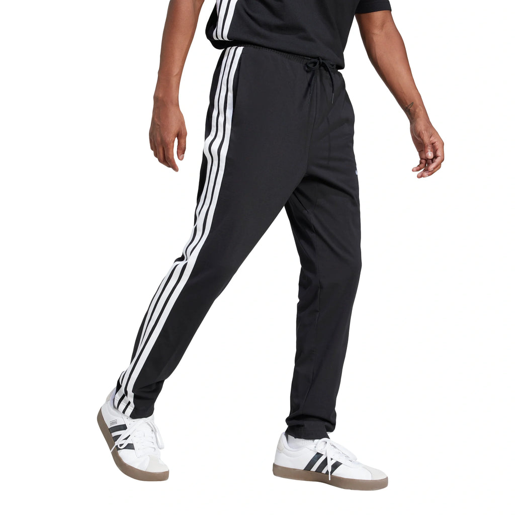 Essentials 3-Stripes Single Jersey Joggers