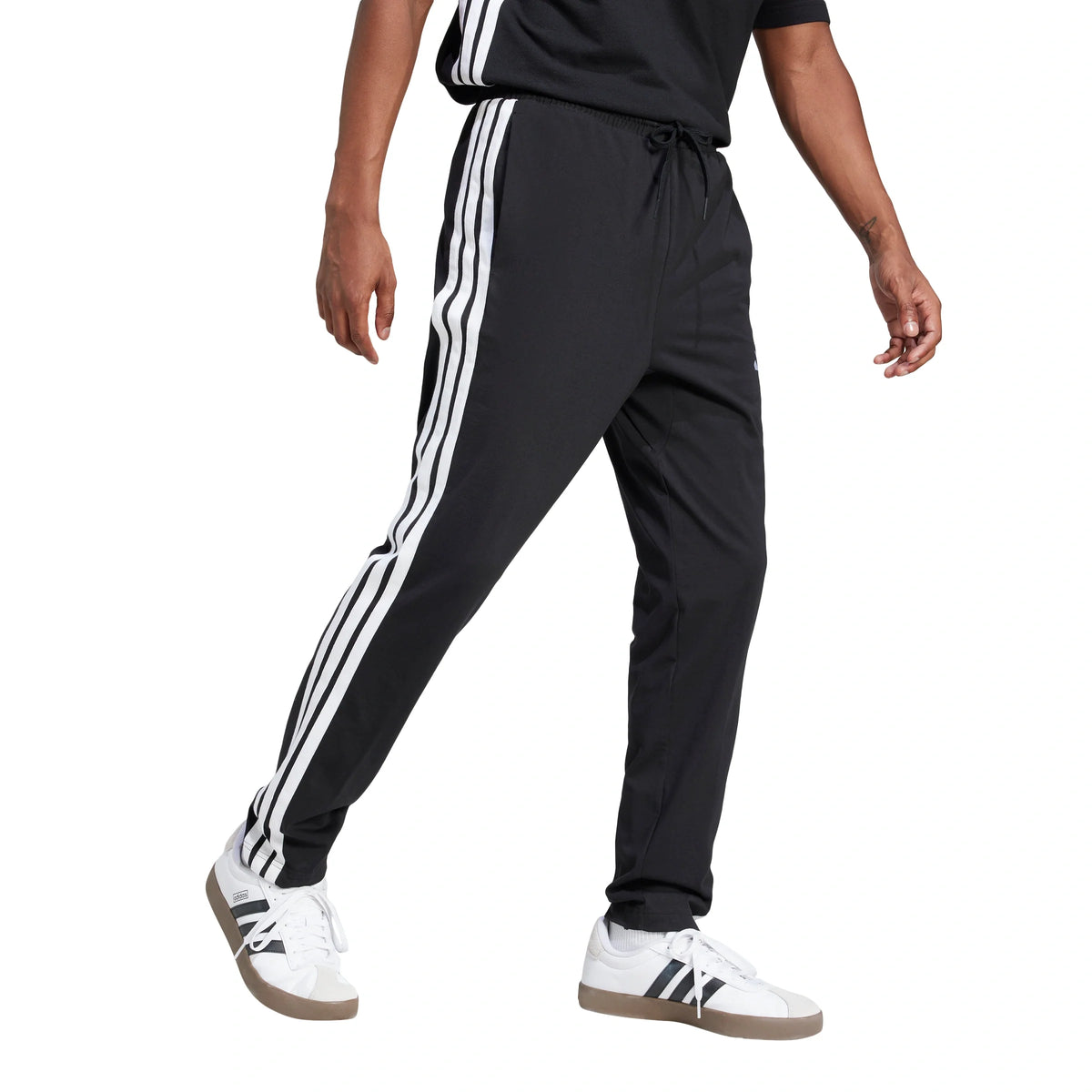 Essentials 3-Stripes Single Jersey Joggers
