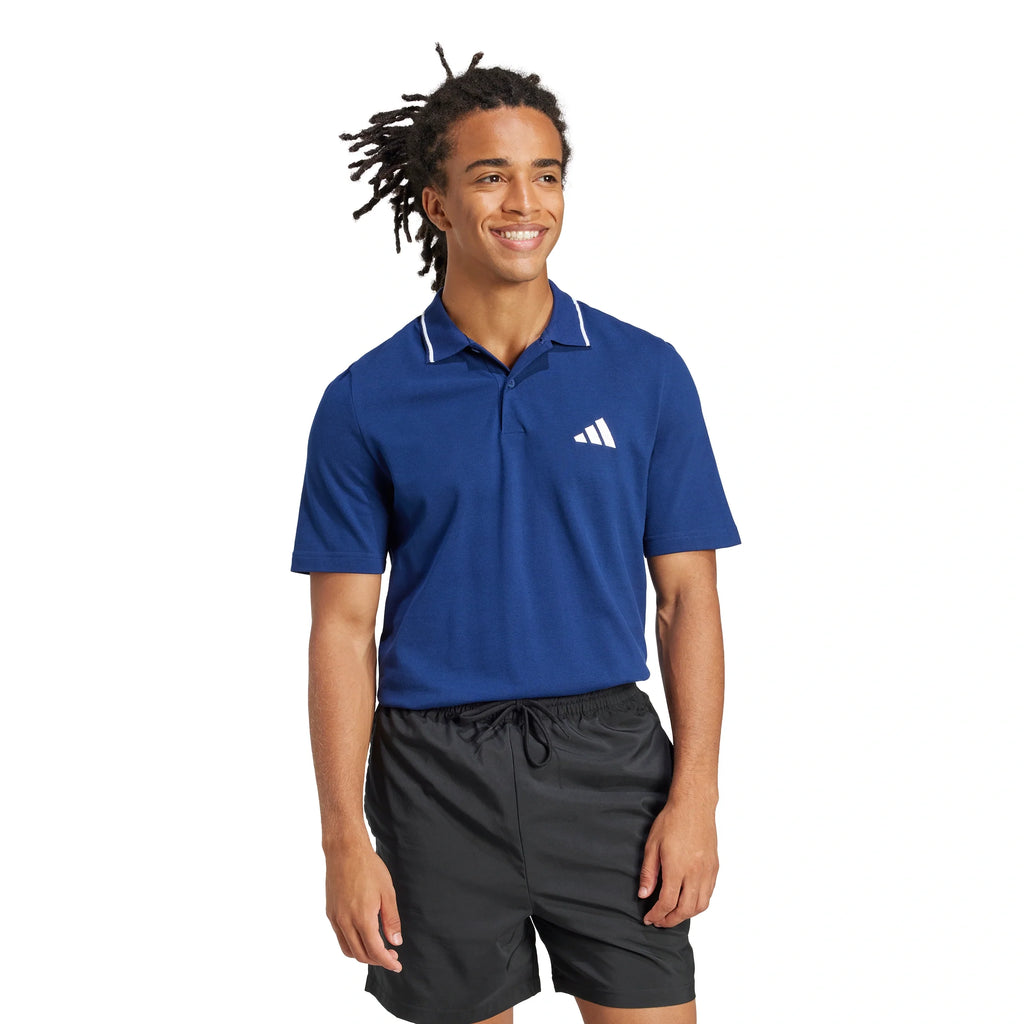 Essentials Small Logo Piqué Polo T-shirt