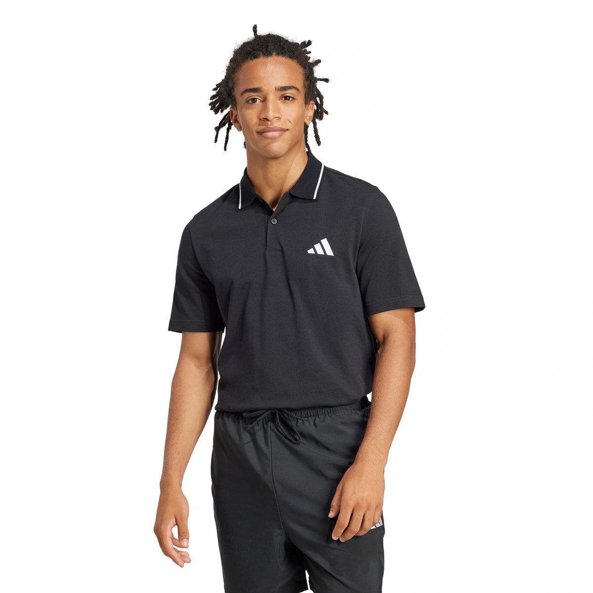 Essentials Small Logo Piqué Polo T-shirt