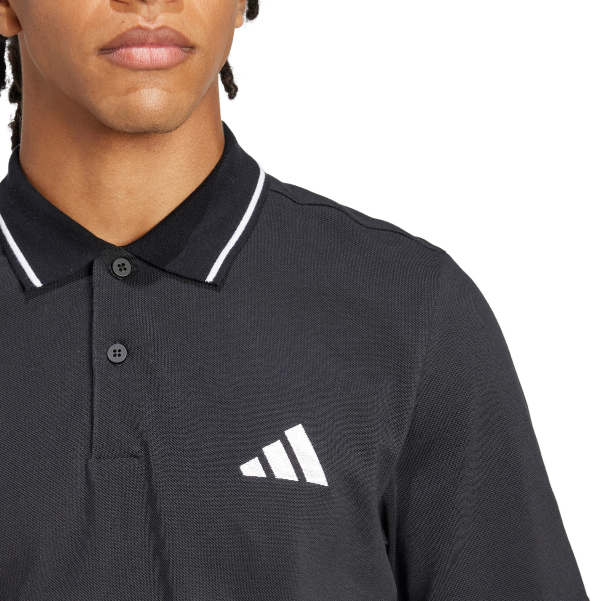 Essentials Small Logo Piqué Polo T-shirt