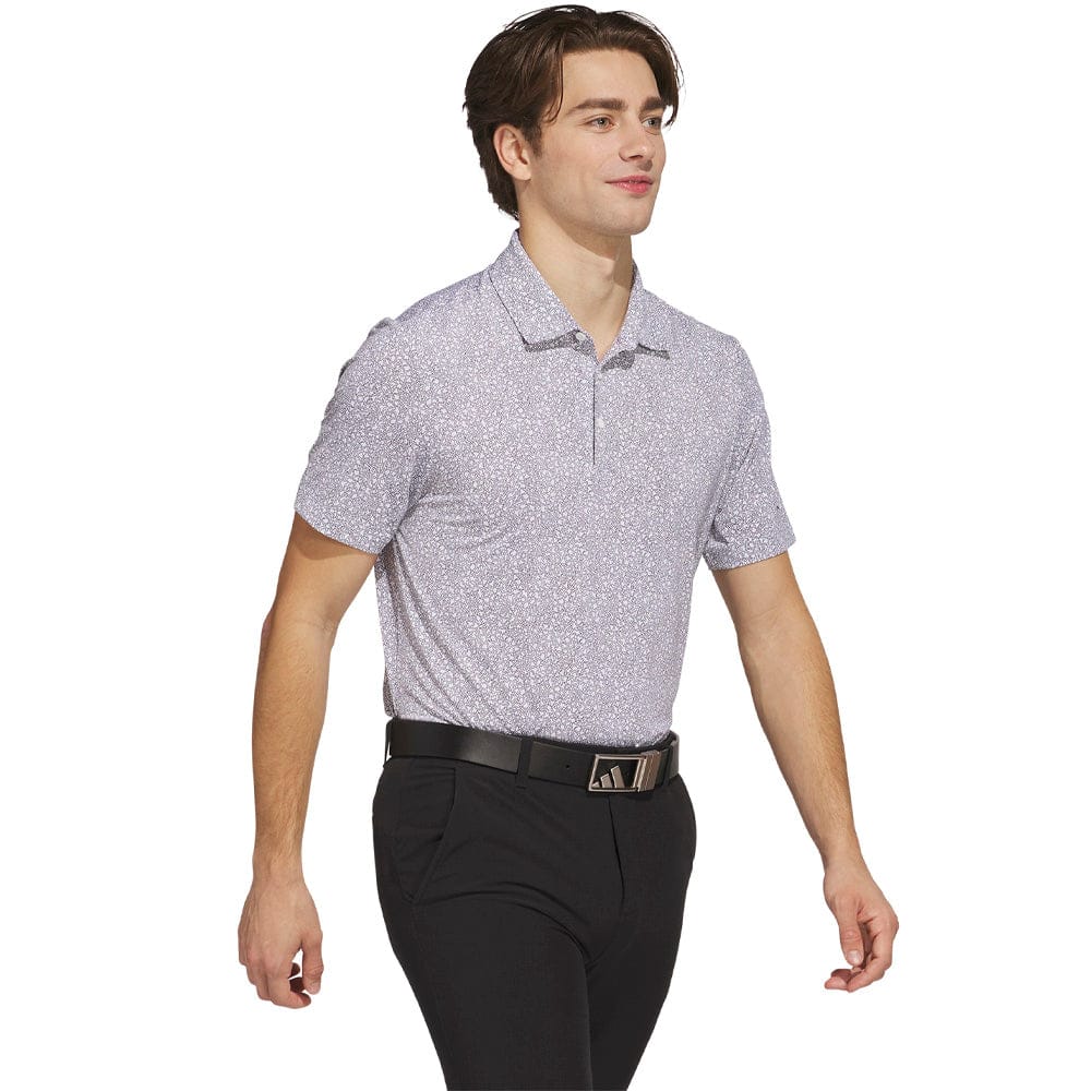 adidas Ultimate365 Mini Bunker Polo Shirt - White/Black