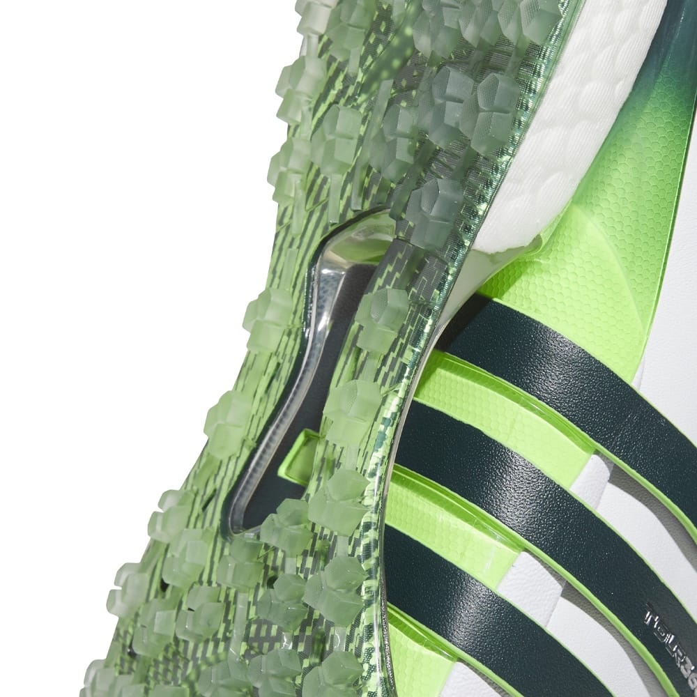 adidas Tour360 25 Spikeless Waterproof Shoes - Ftwr White/Aurora Ivy/Lime Burst