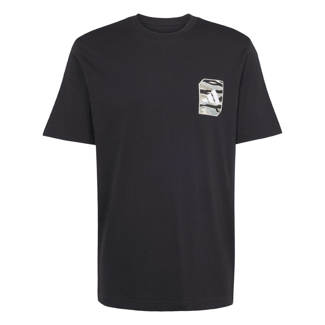 Camo Woven Graphic T-shirt