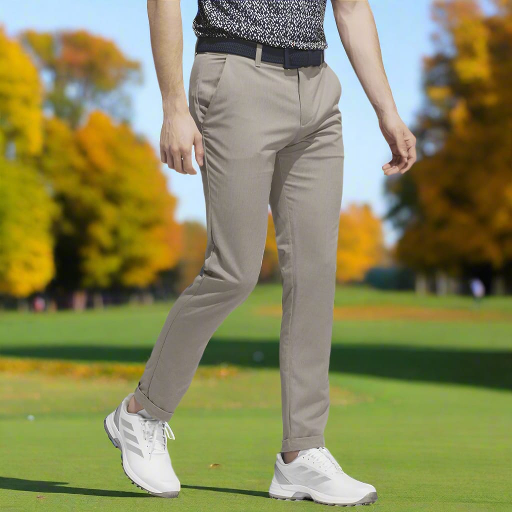 adidas Ultimate365 Classic Pinstripe Trouser - Putty Beige
