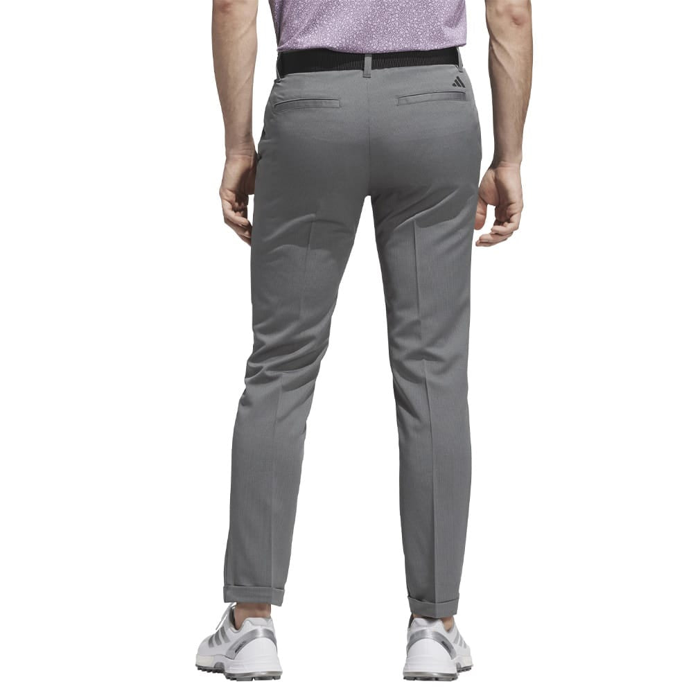 adidas Ultimate365 Classic Pinstripe Trouser - Black/Grey Four