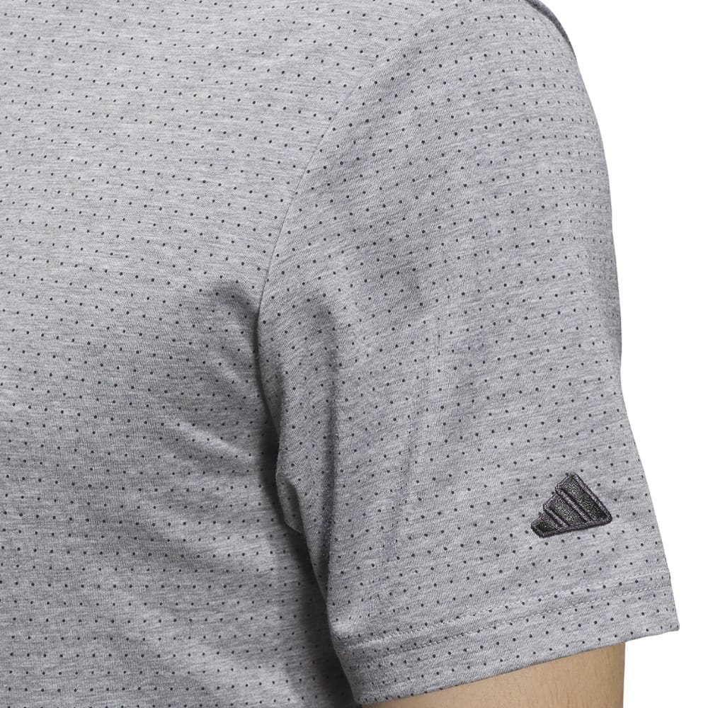 adidas Go-to Rise Print Sleeve Logo Polo Shirt - Carbon