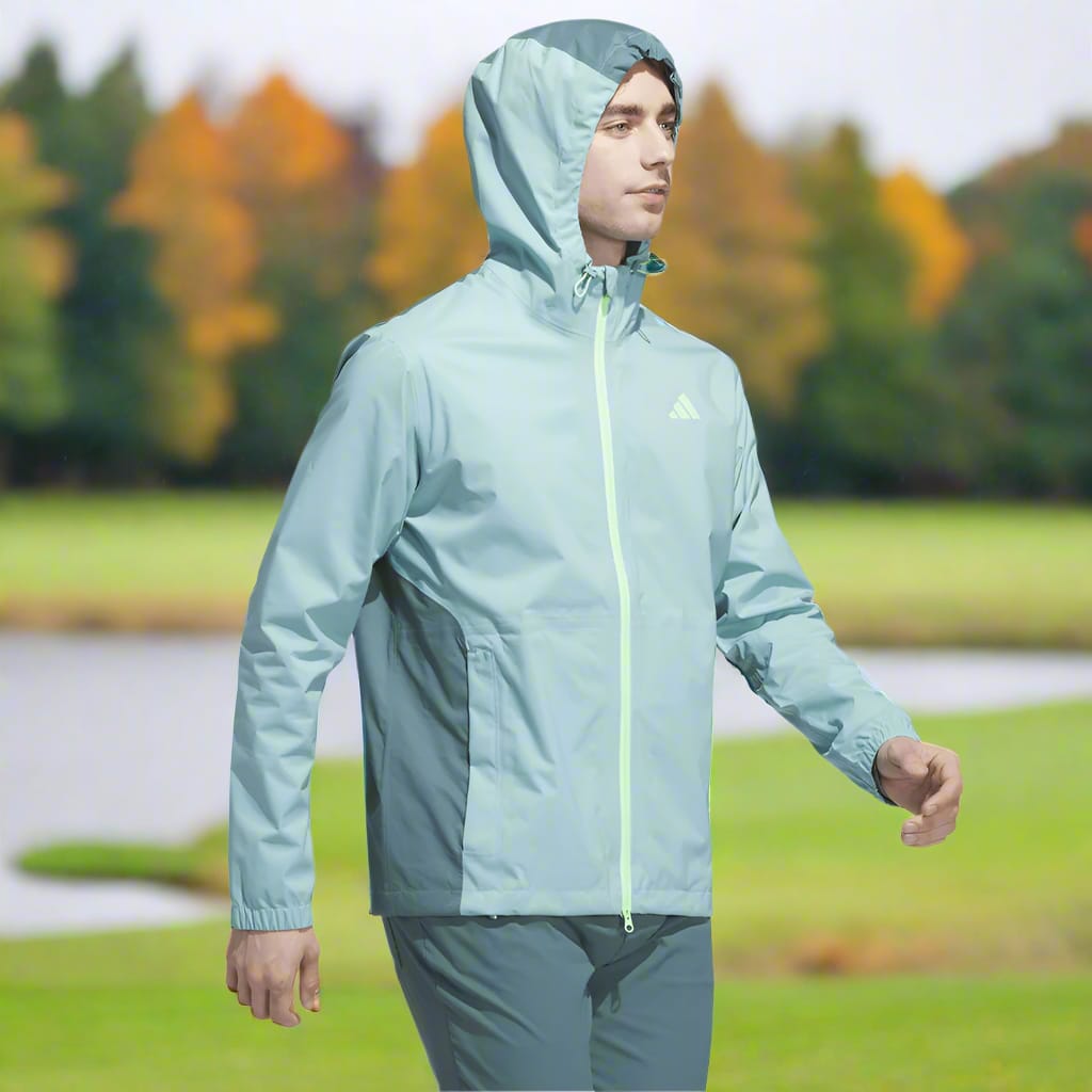adidas Rain.RDY Waterproof Jacket - Mint Ton