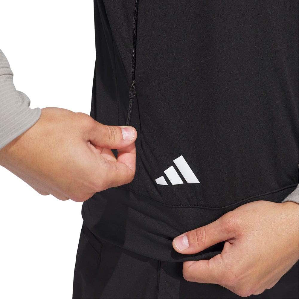 adidas Ultimate365 Tour Full Zip Vest - Black