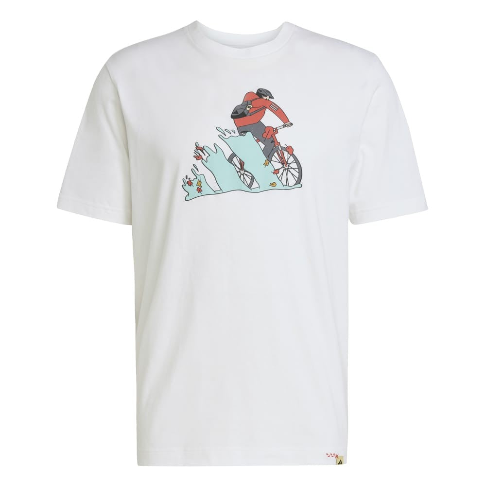 Doodle Hunt Bike Graphic T-Shirt