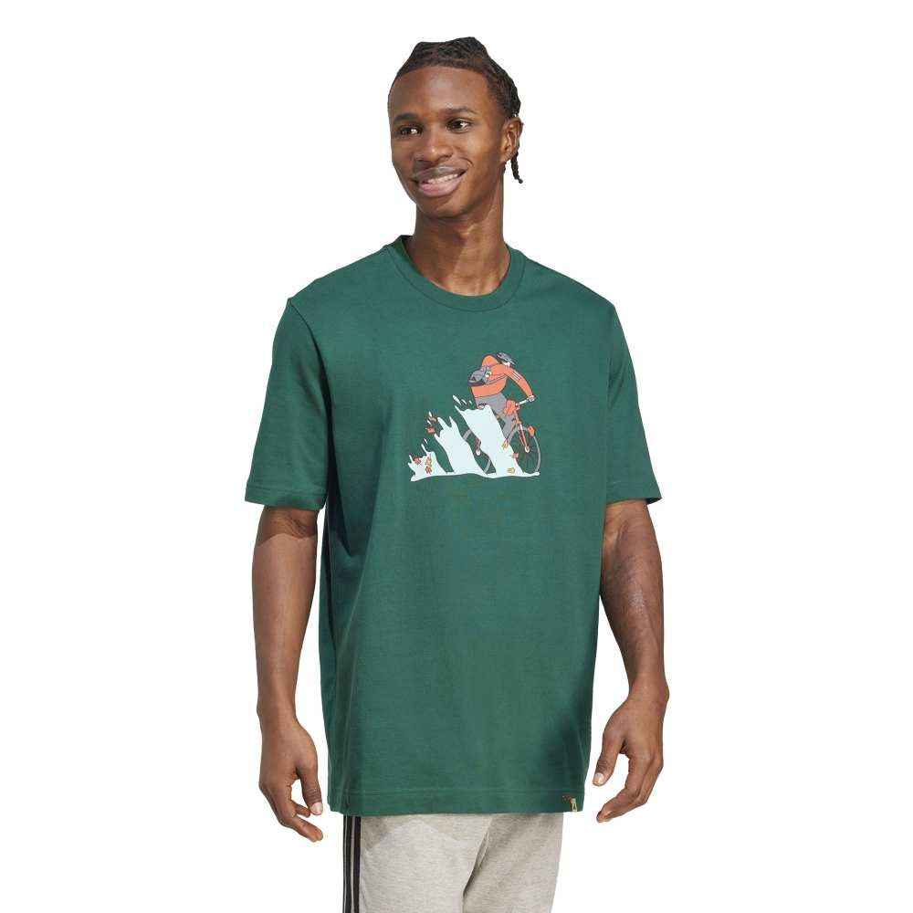 Doodle Hunt Bike Graphic T-Shirt