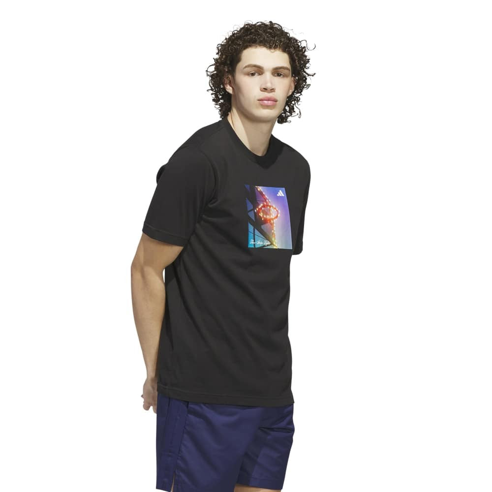 3-Stripes Lights Hoops Graphic T-Shirt
