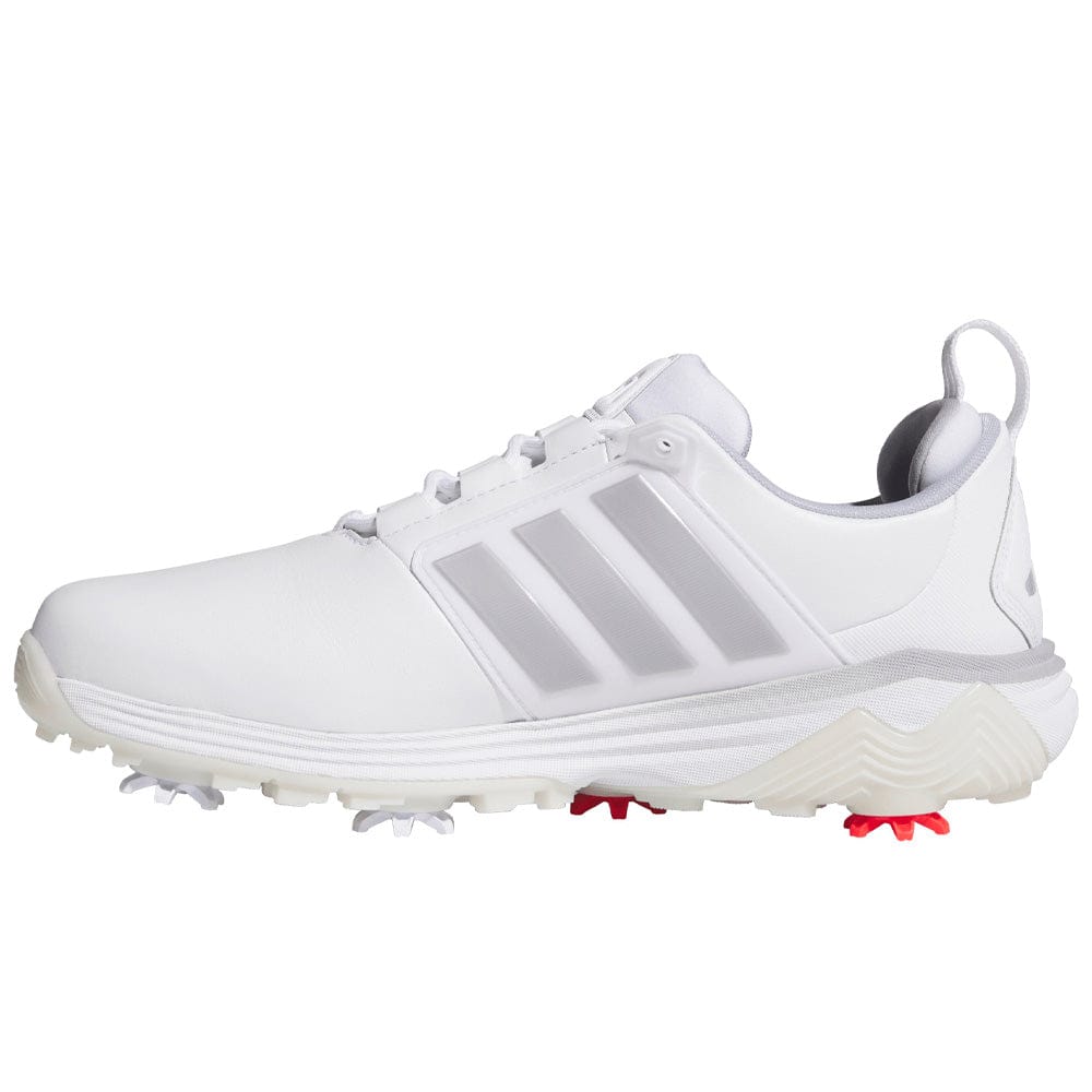 adidas Adipower 26 Waterproof Spiked Shoes - Cloud White/Silver Met./Halo Silver