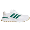 adidas S2G 26 Boa Waterproof Spikeless Shoes - Cloud White/Collegiate Green/Gum 3