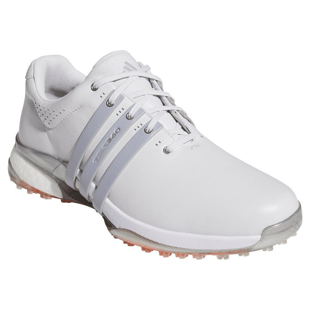 adidas Tour360 25 Waterproof Spikeless Shoes - Dash Grey/Halo Silver/Lucid Orange