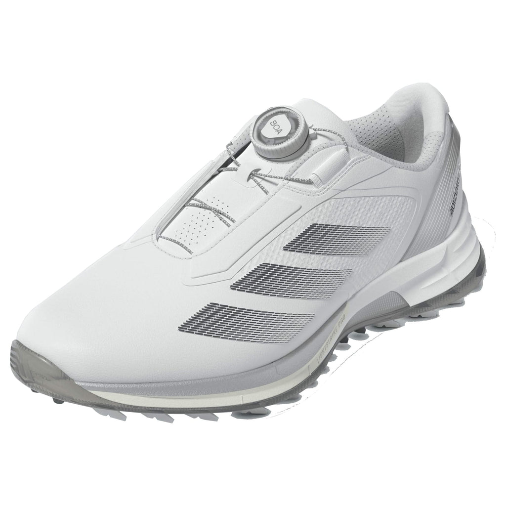 adidas Adizero Zg Boa Low Cut Waterproof Spikeless Shoes - Cloud White/Iron Met./Silver Met.