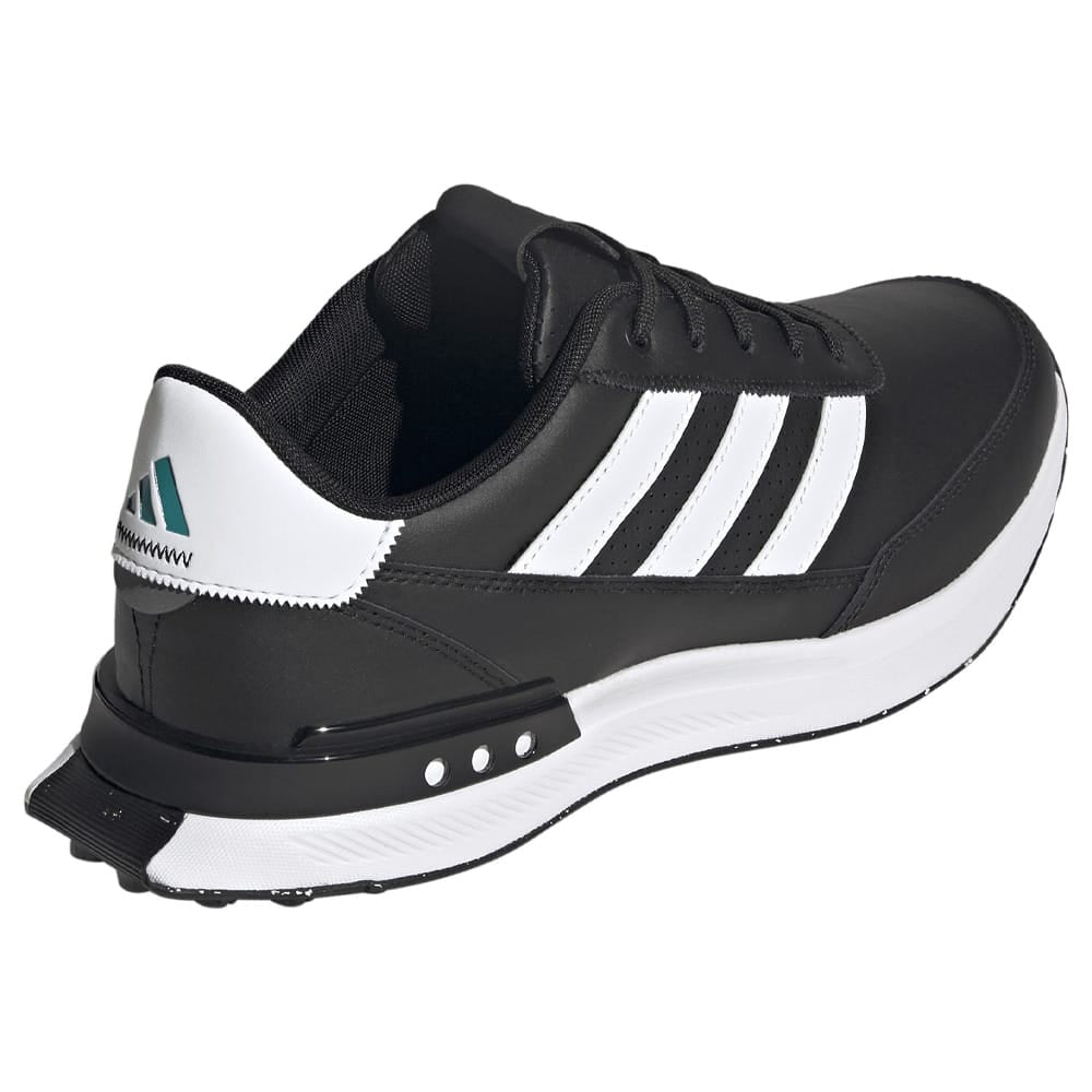 adidas S2G Leather 24 Spikeless Waterproof Shoes - Core Black/Ftwr White/Pure Teal