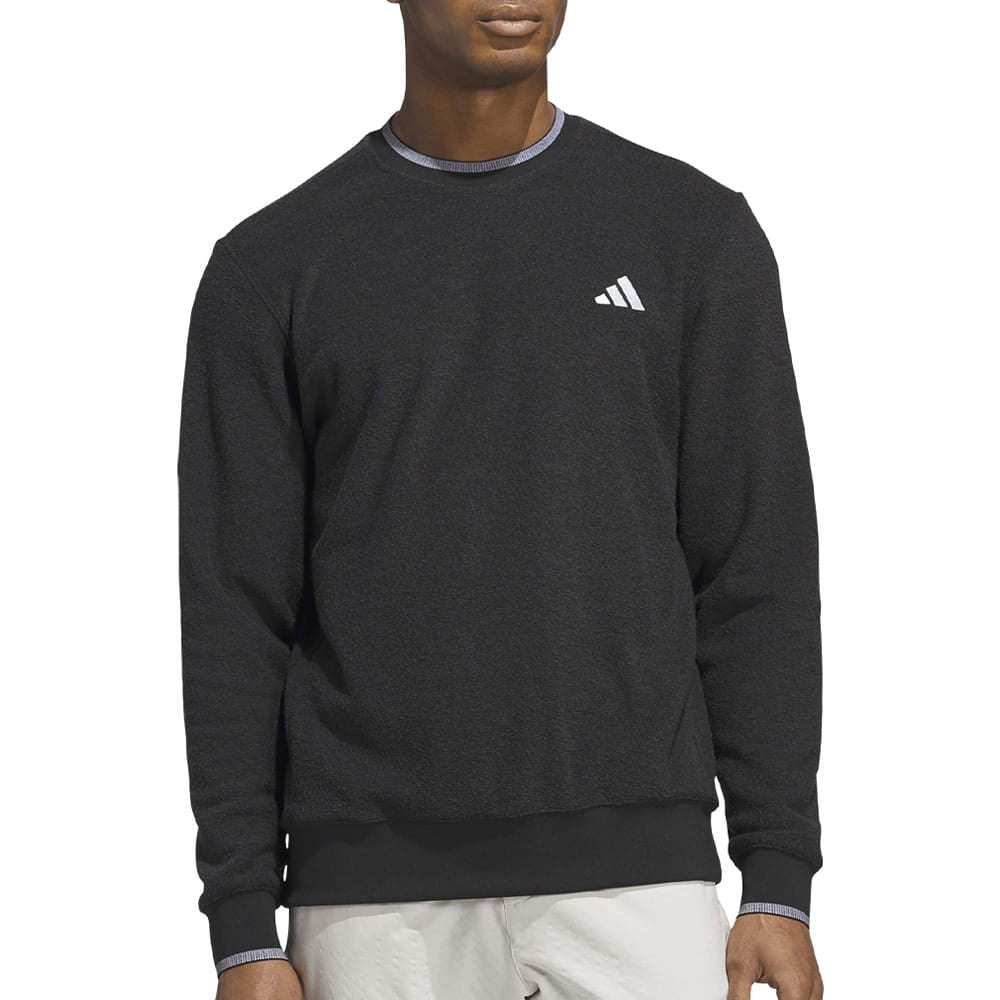 adidas Ultimate365 Tour Crewneck Sweatshirt - Black