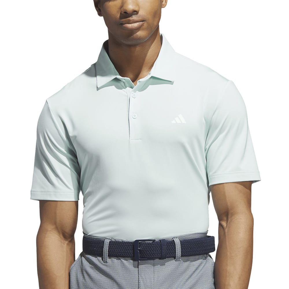 adidas Ultimate365 Solid Polo Shirt - Semi Flash Aqua