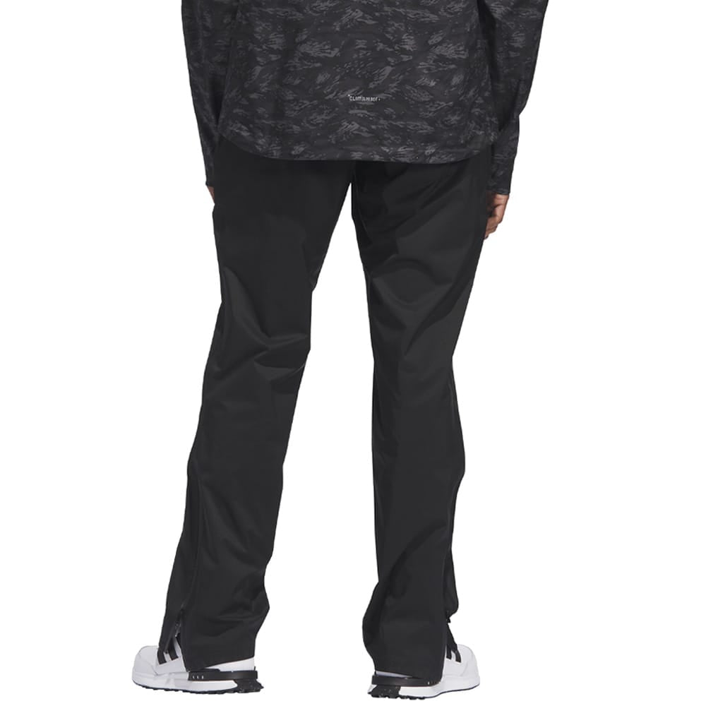 adidas Ultimate365 Tour Climaproof+ Half-Zip Waterproof Rain Suit - Silver Pebble/Black