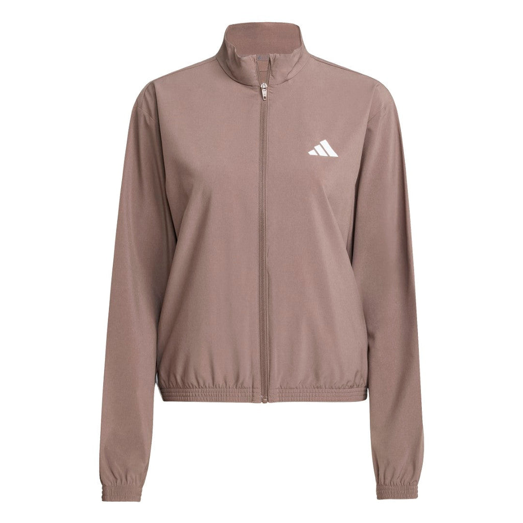 Train Essentials 3-Stripes Woven Warm-Up Jacket