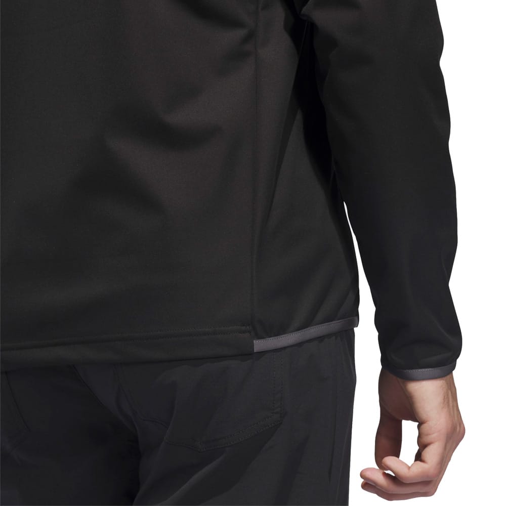 adidas Ultimate365 Durable Water Repellent Wind 1/4 Zip - Black/Grey Five