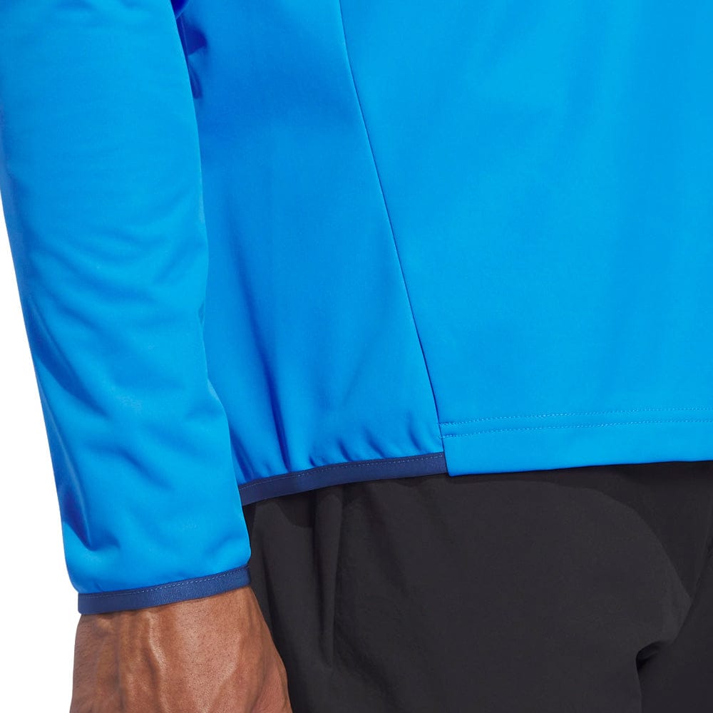 adidas Ultimate365 Durable Water Repellent Wind Quarter-Zip - Lucid Ray Blue/Dusky Petrol