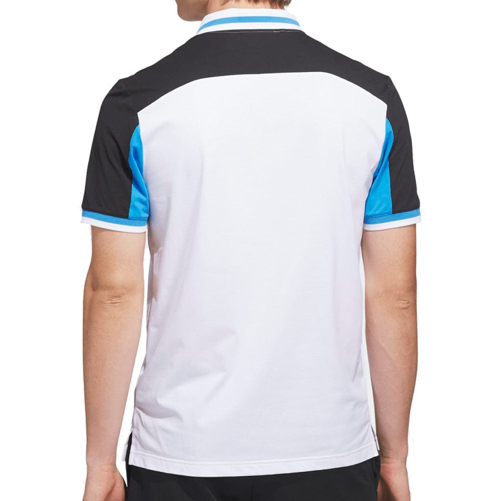 adidas Beyond Vent Twistknit Polo Shirt - White/Black