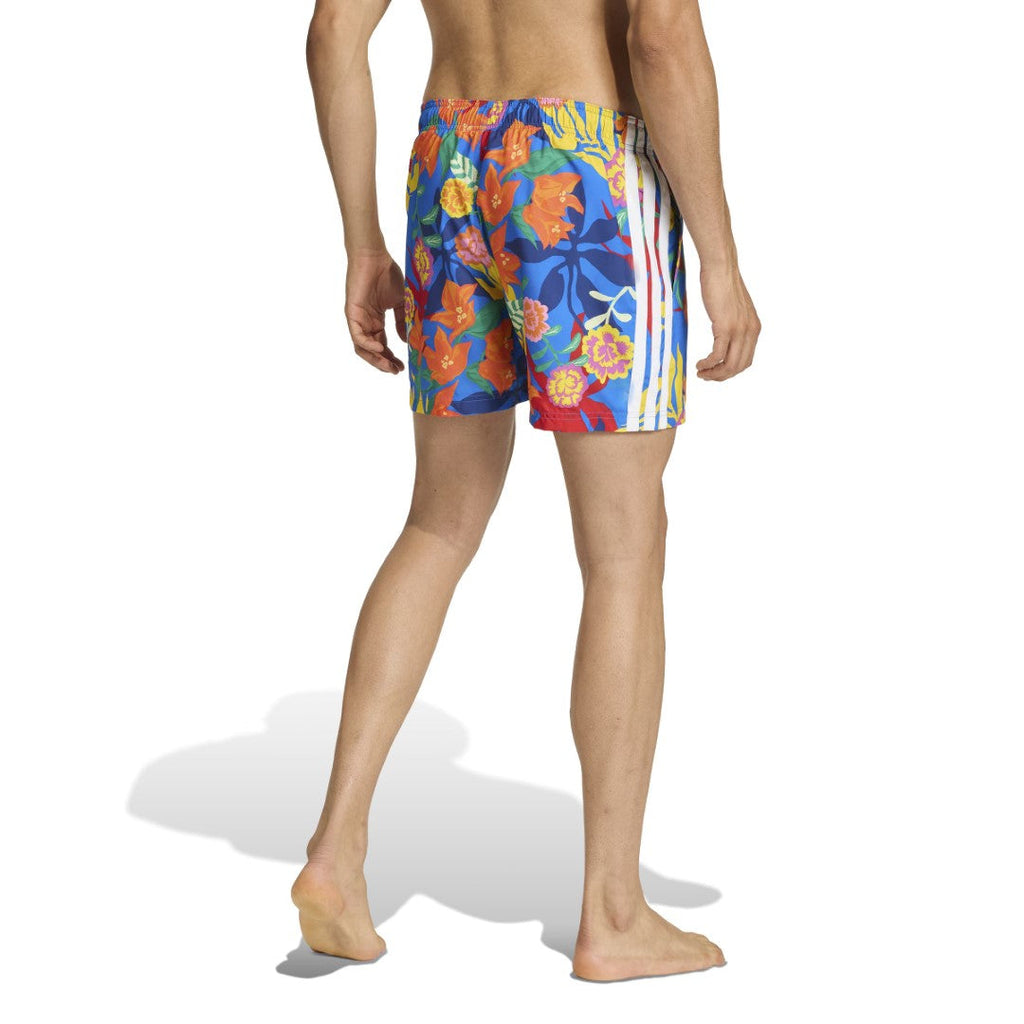 Mexicana Florals 3 Stripes Swim Shorts 5 Inch