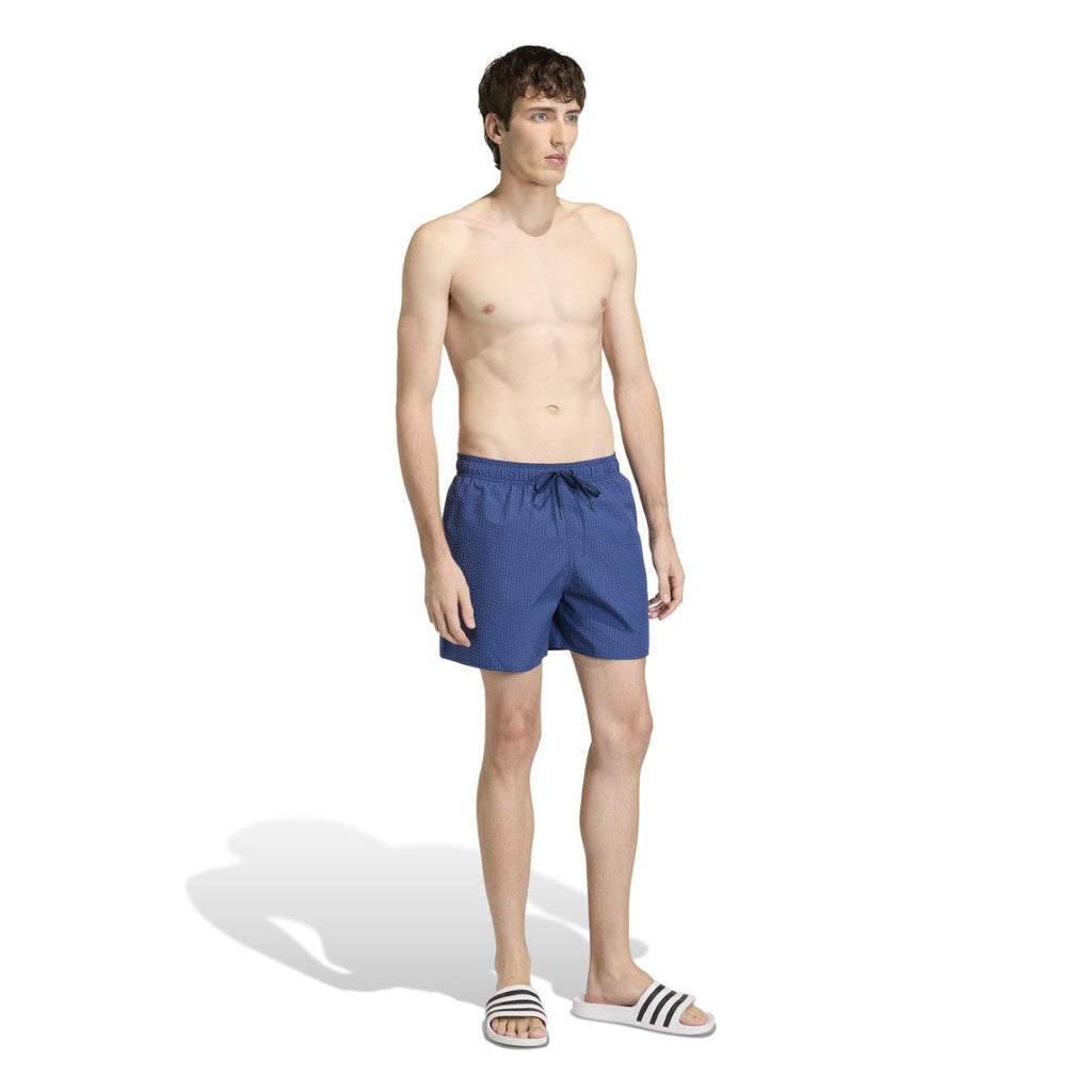 Seersucker Swim Shorts 5-inch