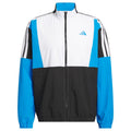 adidas Beyond Twistweave Full-Zip Windbreaker - Black/White