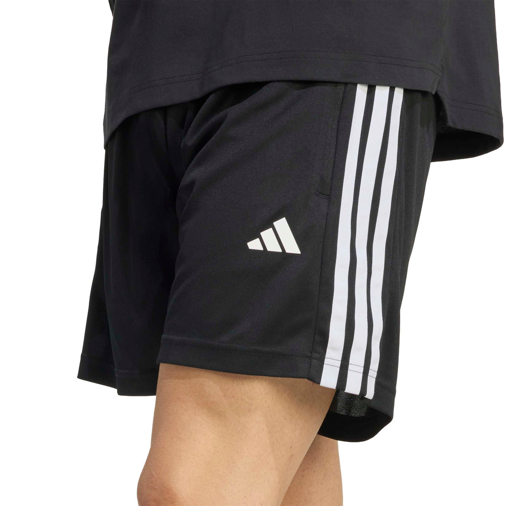 Workout Essentials Base 3-Stripes Pique 7"in Short