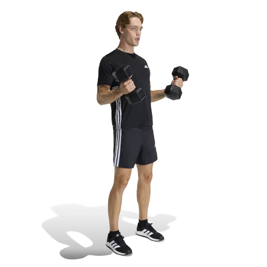 Workout Essentials Base 3 Stripes Woven Short