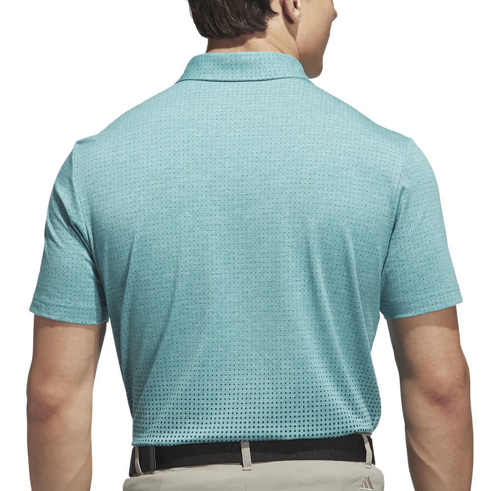 adidas Go-to Rise Print Polo Shirt - Pure Teal