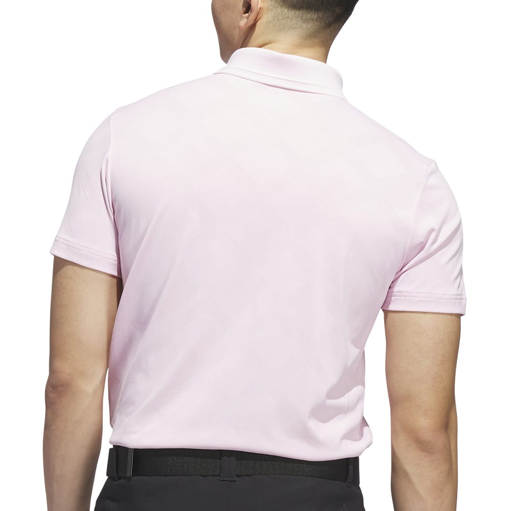adidas Ultimate365 Tour Nylon Polo Shirt - Clear Pink