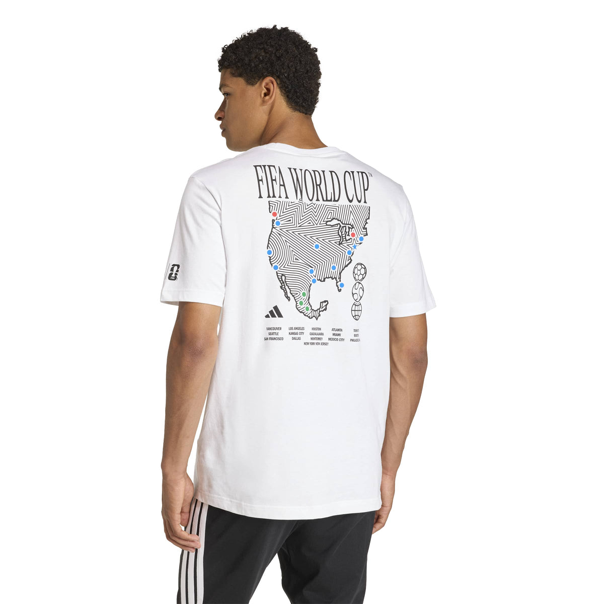 Fifa Wc Map Graphic T-Shirt