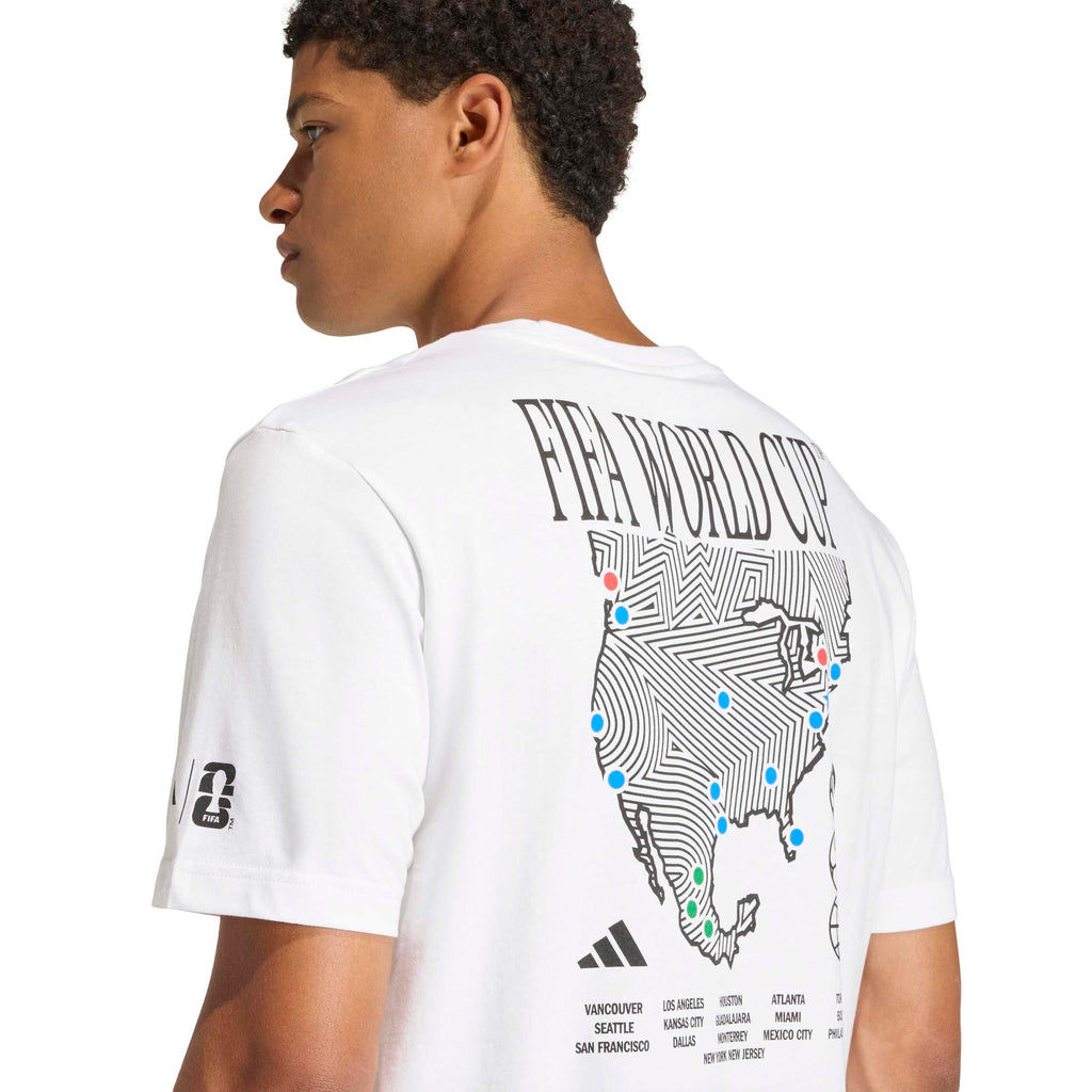 Fifa Wc Map Graphic T-Shirt